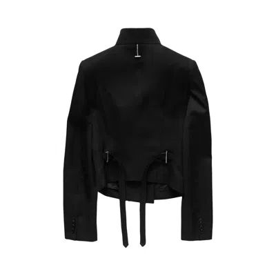 Pre-owned Alexander Mcqueen Shrunken Blazer 'black' | Men's Size 52