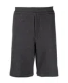Alexander Mcqueen Side-stripe Cotton Track Pants In Black
