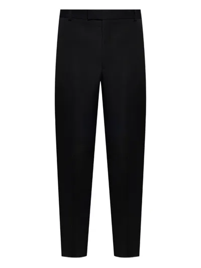 Alexander Mcqueen Side-stripe Trousers In Black