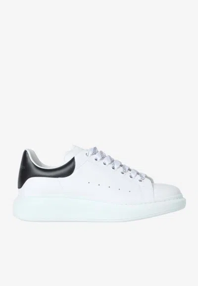 Alexander Mcqueen Signature Oversized Low-top Sneakers In White