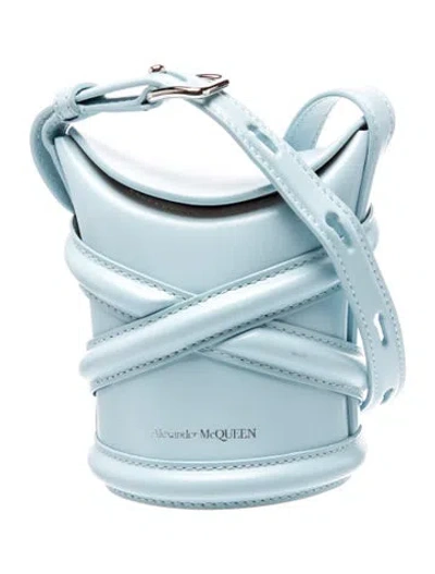 Pre-owned Alexander Mcqueen Signature Shoulder Bag In Blue