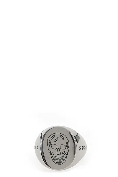 Alexander Mcqueen 'signet' Ring In Silver