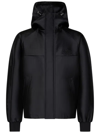 Alexander Mcqueen Jacket In Black