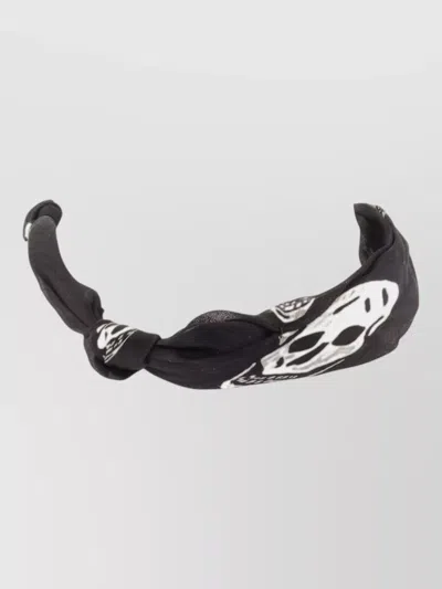 Alexander Mcqueen Silk Bracelet Adjustable Strap Skull Print