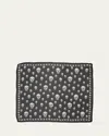Alexander Mcqueen Skull Printed Frayed-edge Scarf In Black