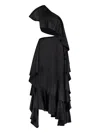 Alexander Mcqueen Silk Maxi Dress In Black