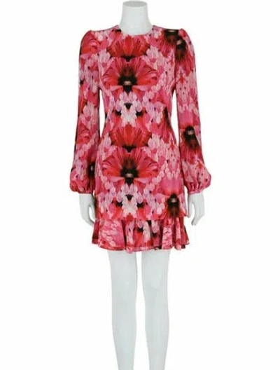 Pre-owned Alexander Mcqueen Silk Dress W/ Tags In Pink