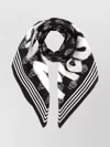 Alexander Mcqueen Printed Silk Foulard