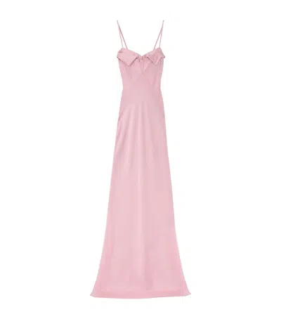 ALEXANDER MCQUEEN SILK MAXI DRESS