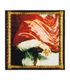 Alexander Mcqueen Silk Portrait Of Innocenzo X Scarf In Red