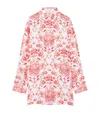 Alexander Mcqueen Sailor Tattoo Pyjama Shirt In Red