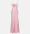 Alexander Mcqueen Bow-detail Maxi Slip Dress
