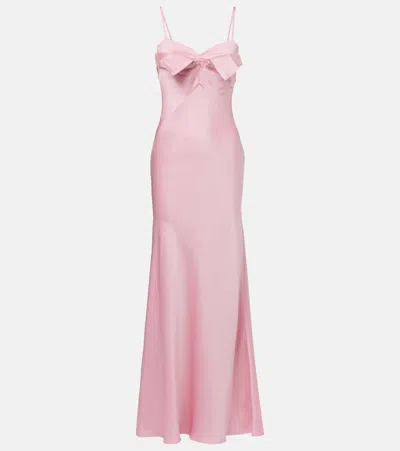 ALEXANDER MCQUEEN SILK SATIN GOWN