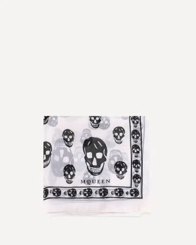 Alexander Mcqueen Silk Skull Scarf