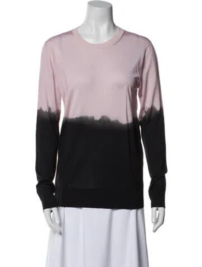 Pre-owned Alexander Mcqueen Silk Tie-dye Print Sweatshirt In Pink