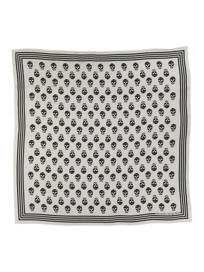 ALEXANDER MCQUEEN SILK TWILL SCARF