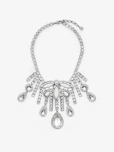 Alexander Mcqueen Silver In Antique Silver-finish