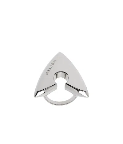 Alexander Mcqueen Silver Arrow Ring