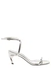 Alexander Mcqueen Rmadillo Metal-bar Sandals In Multicolor