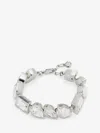 Alexander Mcqueen Silver In Silver-finish/clear