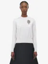 Alexander Mcqueen Silver Tattoo Jumper In Gray