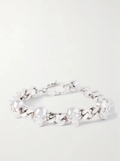 Alexander Mcqueen Silver-tone Chain Bracelet