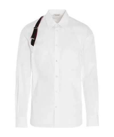 Alexander Mcqueen Signature Harness Shirt In Black