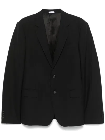 Alexander Mcqueen Wool Blazer In Black  