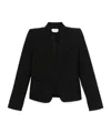 Alexander Mcqueen Single-breasted Blazer In Black