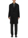 Alexander Mcqueen Alexander Mc Queen Single Breasted Coat In Black