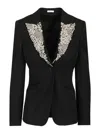 Alexander Mcqueen Single-breasted Jacket In Black