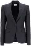 Alexander Mcqueen Blazer Jacket In Blue