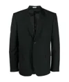 Alexander Mcqueen Single-breasted Suit Jacket In Black