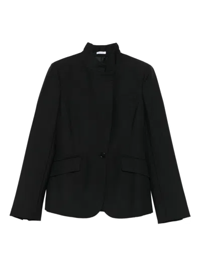 Alexander Mcqueen Single-breasted Tailored Blazer In Black