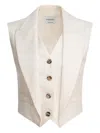 Alexander Mcqueen Tailored Sleeveless Jackets Button Detailing