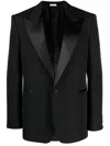 Alexander Mcqueen Man Blazer Black Size 42 Wool In Black