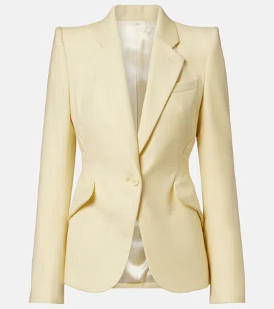 Alexander Mcqueen Single-breasted Blazer In Brown