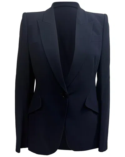 Pre-owned Alexander Mcqueen Single-breasted Blazer, Size It 42 (authentic Pre-loved)