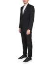 Alexander Mcqueen Single-breasted Wool Blazer In Black