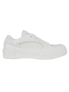 ALEXANDER MCQUEEN SKATE SNEAKERS IN CANVAS AND LEATHER