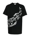 Alexander Mcqueen Graphic T Shirt In Black