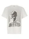 Alexander Mcqueen Skeleton Printed T-shirt In White
