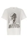 Alexander Mcqueen Skeleton Printed T-shirt In White