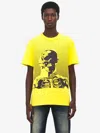 Alexander Mcqueen Skeleton T-shirt In Yellow