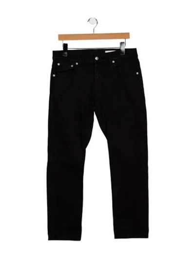 Pre-owned Alexander Mcqueen Skinny Jeans In Black