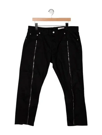 Pre-owned Alexander Mcqueen Skinny Jeans In Black