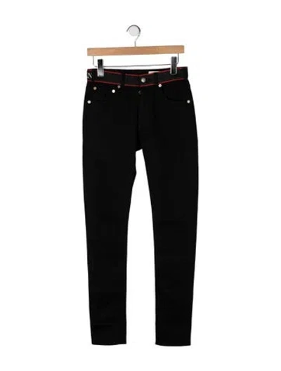 Pre-owned Alexander Mcqueen Skinny Jeans In Black