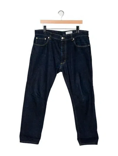 Pre-owned Alexander Mcqueen Skinny Jeans In Blue