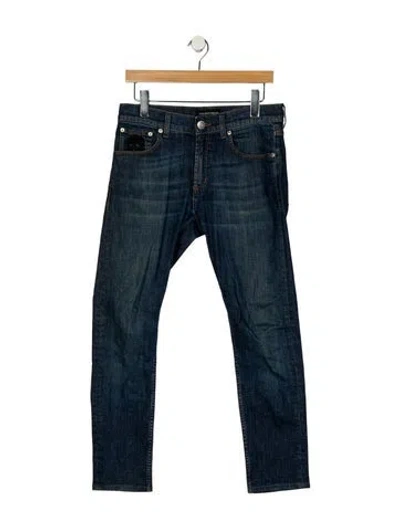 Pre-owned Alexander Mcqueen Skinny Jeans In Blue