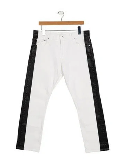 Pre-owned Alexander Mcqueen Skinny Jeans In White